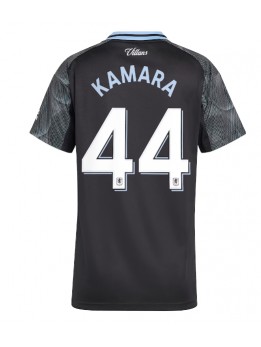 Aston Villa Boubacar Kamara #44 Replika Borta Kläder Dam 2025-26 Kortärmad